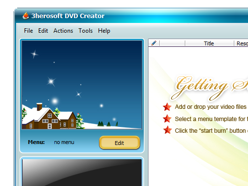 3herosoft DVD Creator
