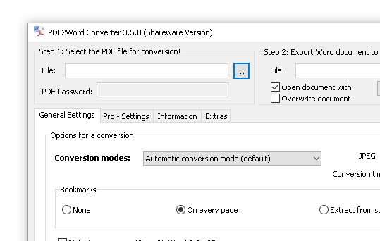 7-PDF PDF2Word Converter