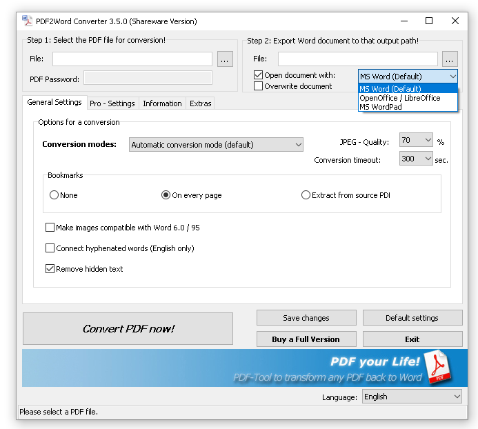 7-PDF PDF2Word Converter скачать