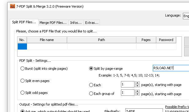 7-PDF Split and Merge