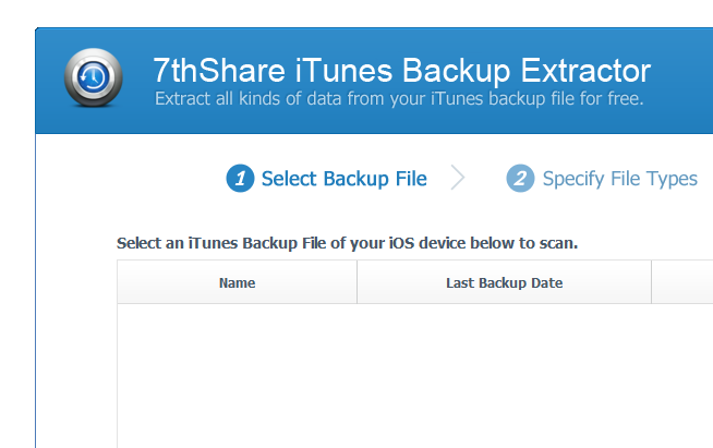 7thShare iTunes Backup Extractor