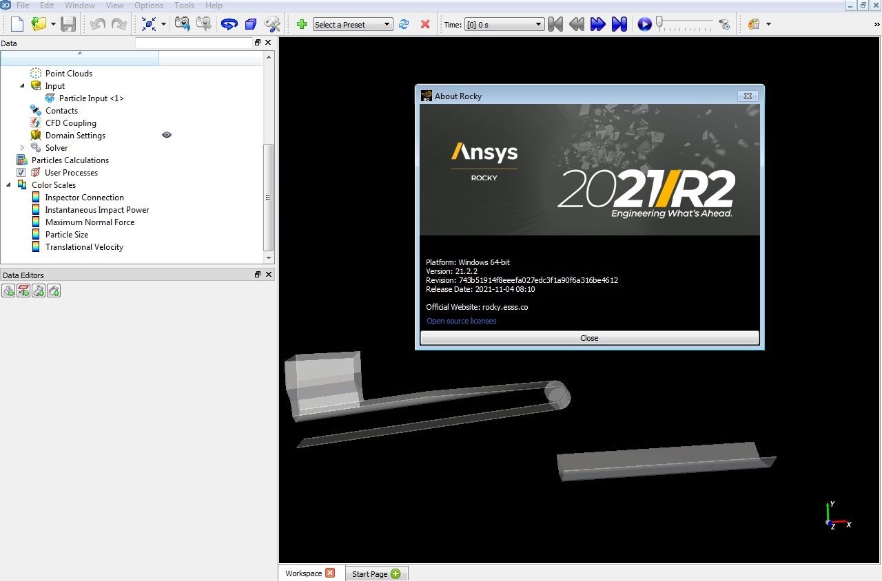 ANSYS Rocky скачать + ключ