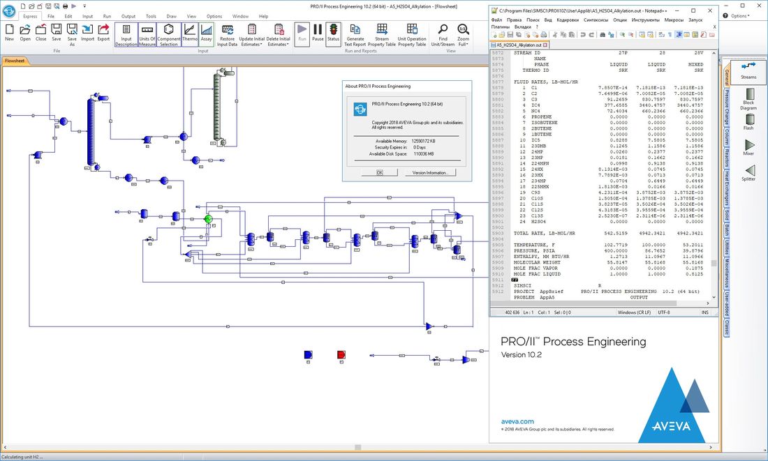AVEVA PRO_II Process Engineering скачать