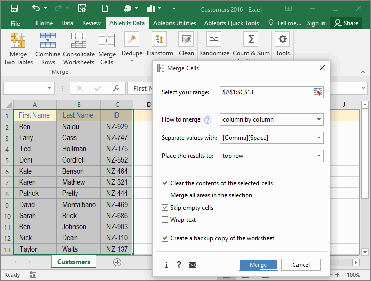 AbleBits Ultimate Suite for Excel