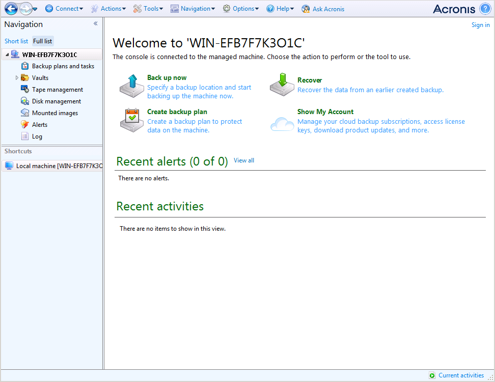 Acronis Backup Advanced скачать бесплатно