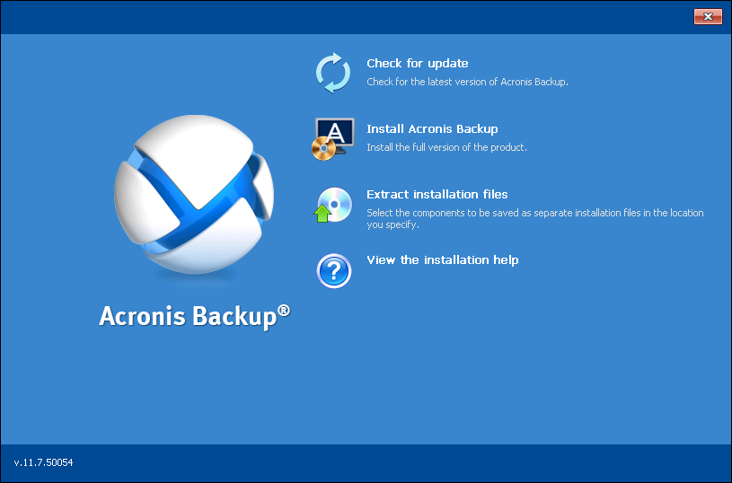 Acronis Backup Advanced