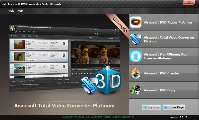 Aiseesoft DVD Converter Suite Ultimate