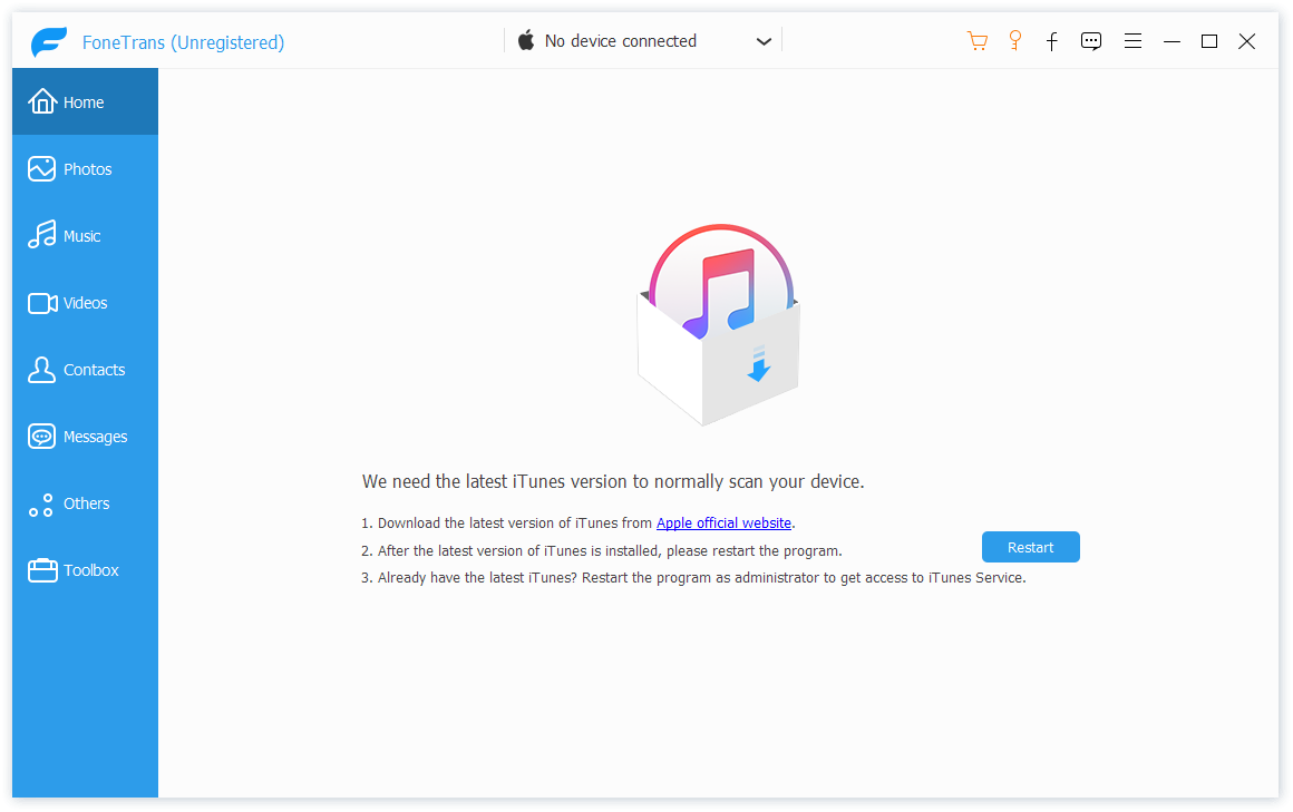 Aiseesoft FoneTrans скачать