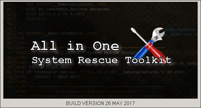 All in One – System Rescue Toolkit 2017-05-26
