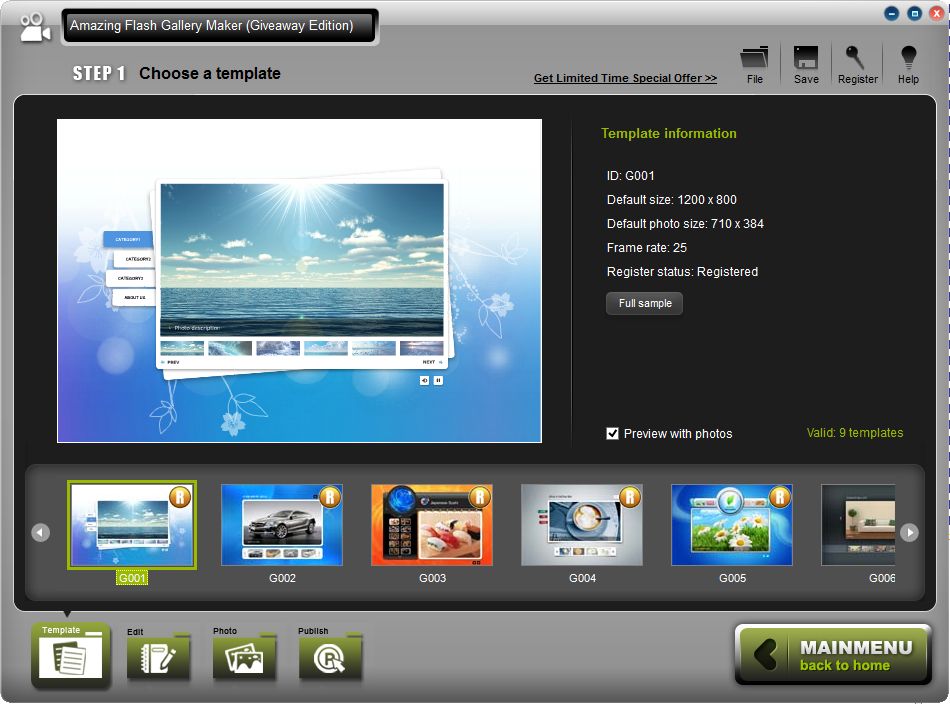 Amazing Flash Gallery Maker