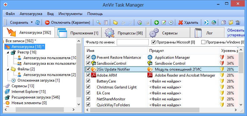 AnVir Task Manager