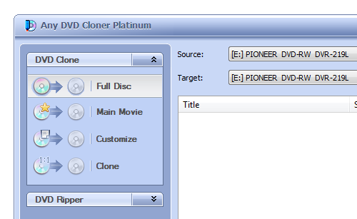 Any DVD Cloner Platinum
