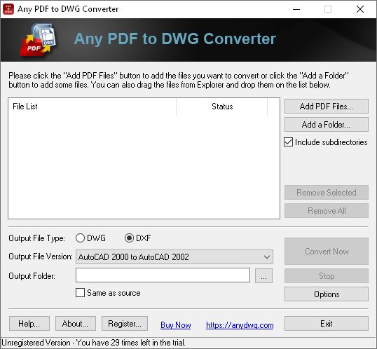 Any Pdf to DWG
