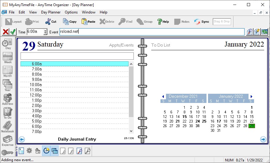 AnyTime Organizer Deluxe