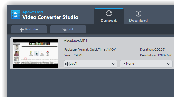 Apowersoft Video Converter Studio