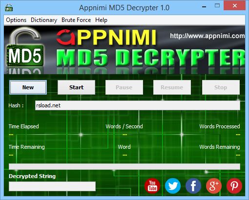 Appnimi MD5 Decrypter