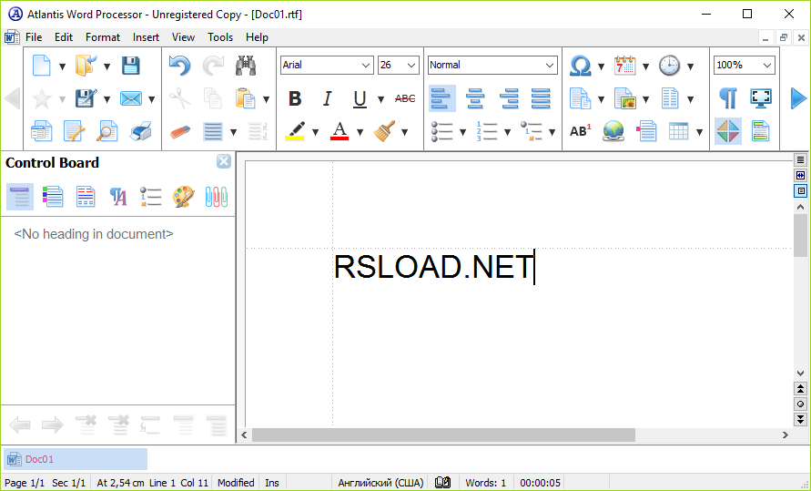 Atlantis Word Processor