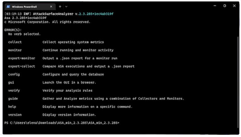 Attack Surface Analyzer