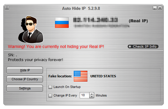 Auto Hide IP