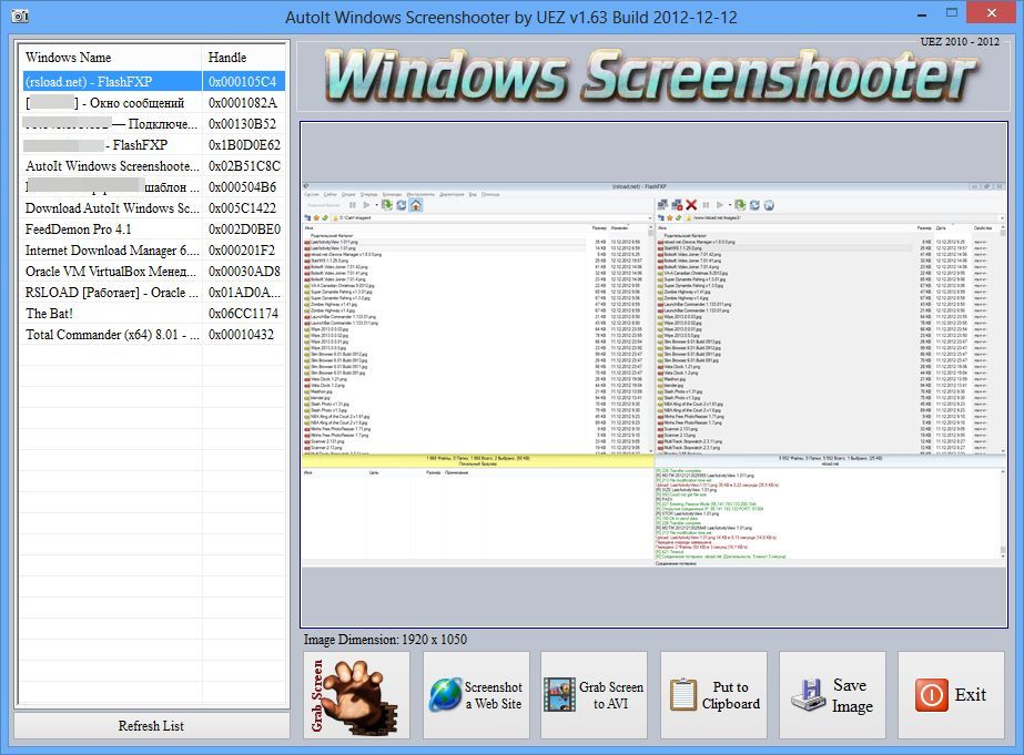 AutoIt Windows Screenshooter
