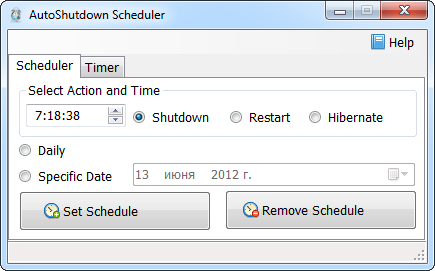 AutoShutdown Scheduler