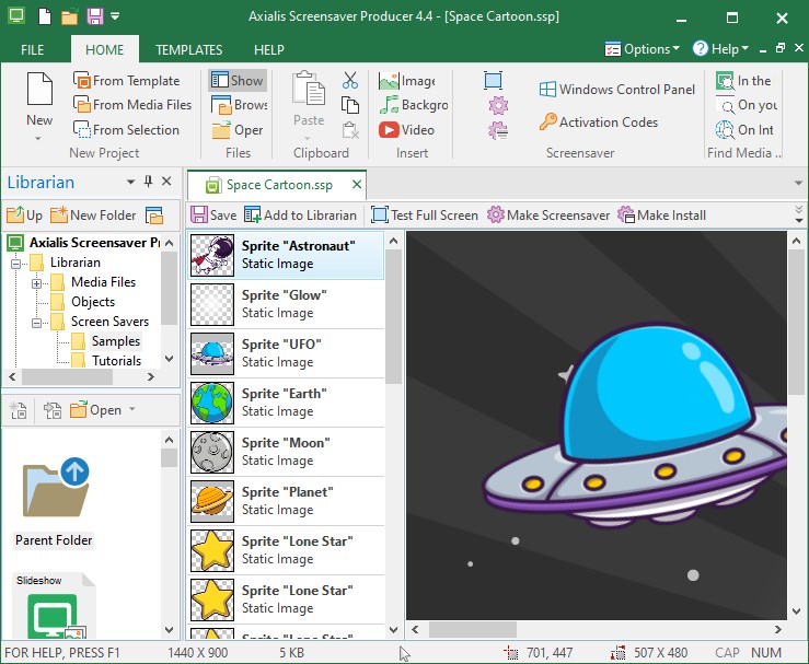 Axialis Screensaver Producer Pro