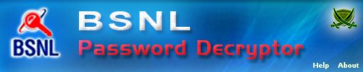 BSNLPasswordDecryptor
