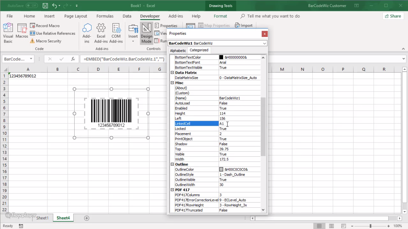 BarCodeWiz ActiveX Control скачать