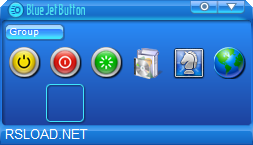 Blue Jet Button
