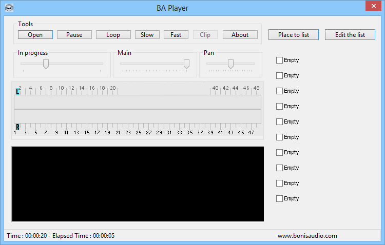 Bonis Audio Player