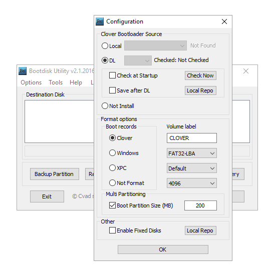 Bootdisk Utility скачать