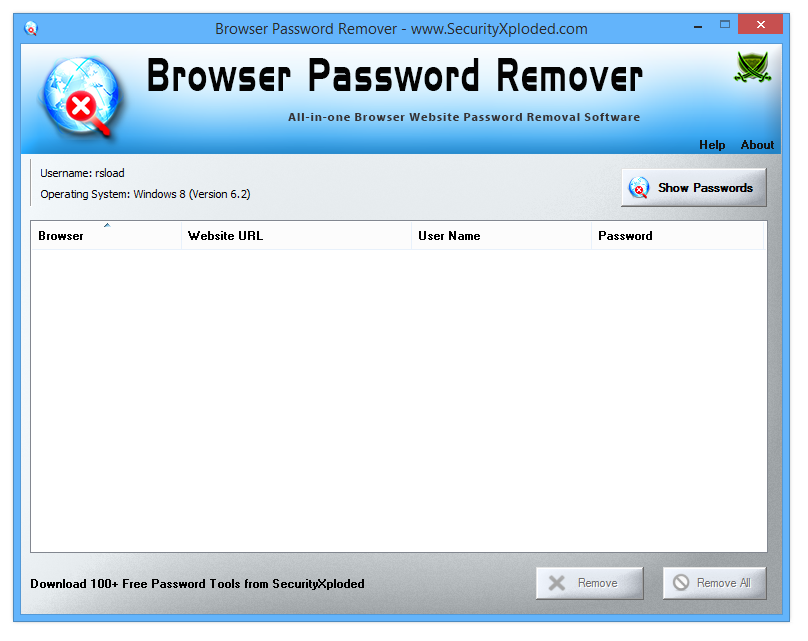 Browser Password Remover