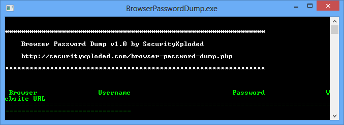 BrowserPasswordDump