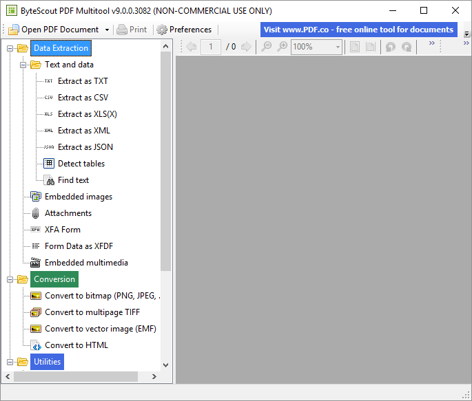 ByteScout PDF Multitool