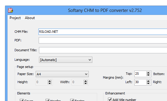 CHM to PDF Converter
