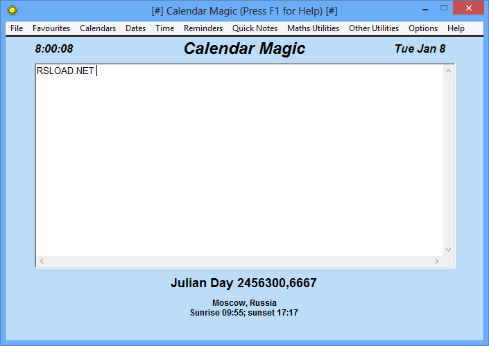 Calendar Magic