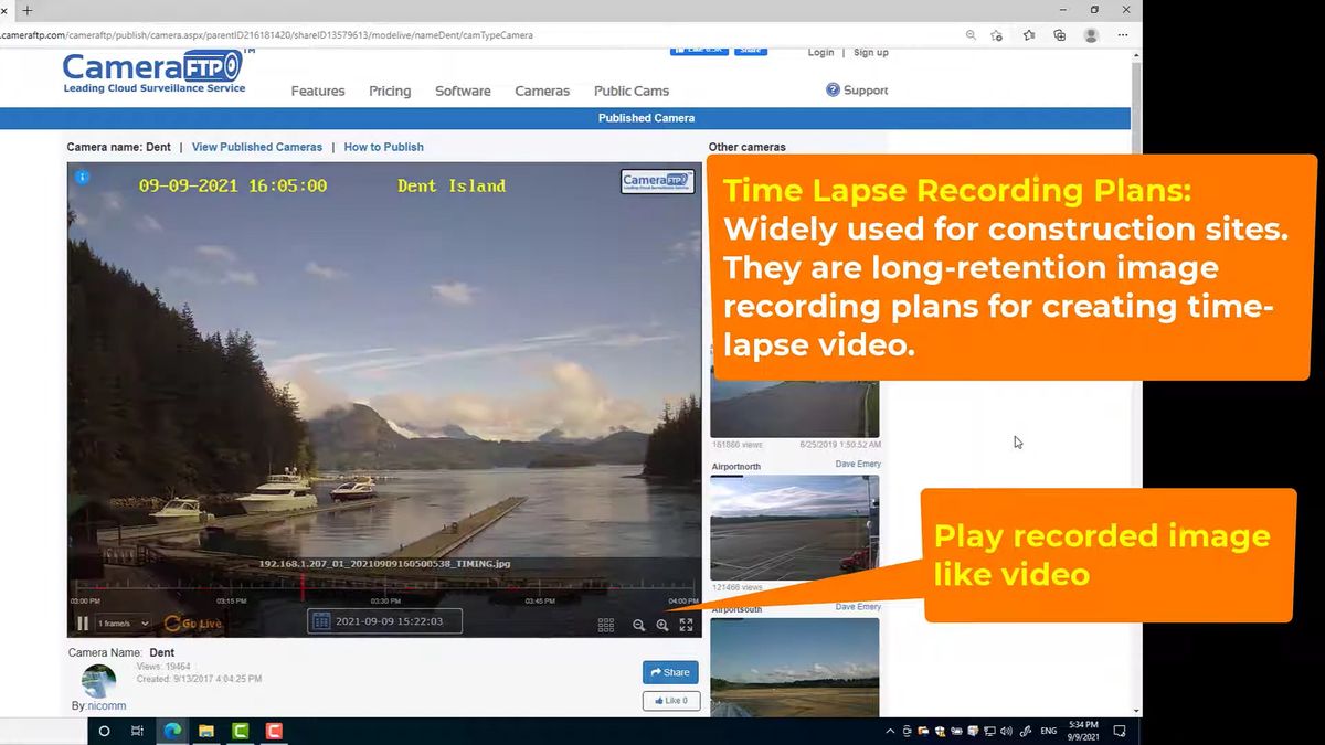 CameraFTP Virtual Security System