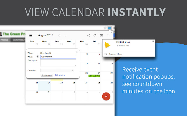 Checker Plus for Google Calendar