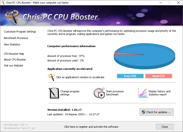 Chris-PC CPU Booster
