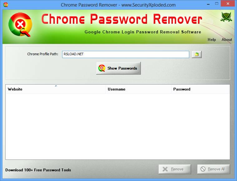 Chrome Password Remover
