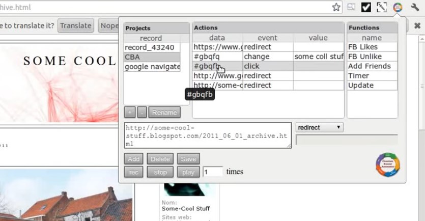 Chromium browser automation