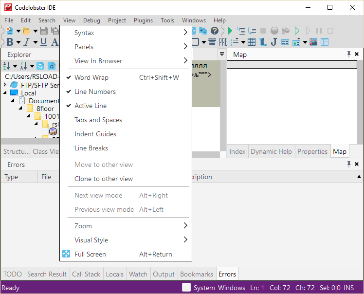 CodeLobster IDE Professional бесплатно