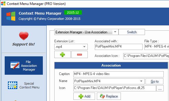 Context Menu Manager