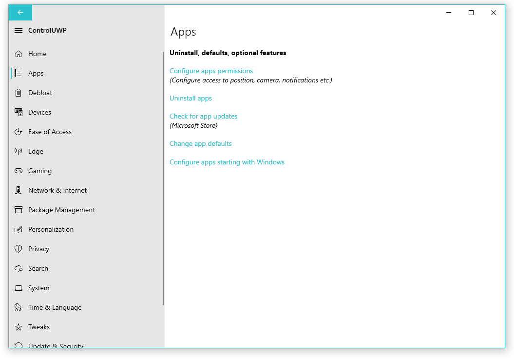 ControlUWP скачать