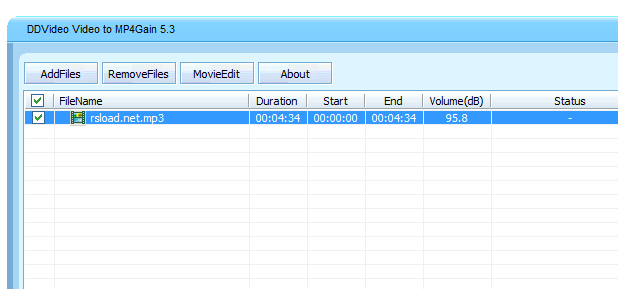 DDVideo Video to MP4 Gain