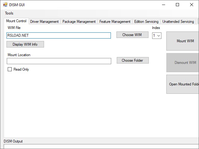 DISM GUI