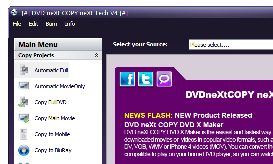 DVD neXt COPY neXt Tech