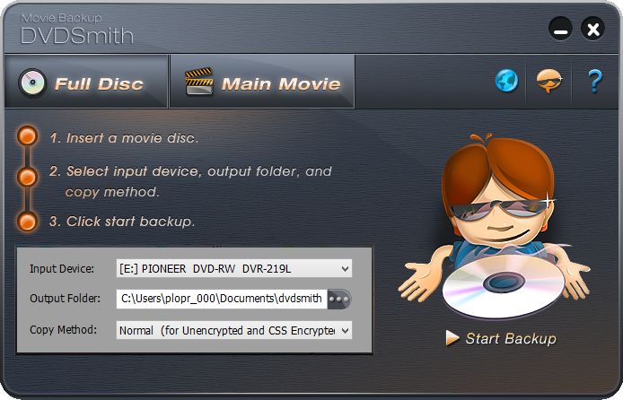 DVDSmith Movie Backup