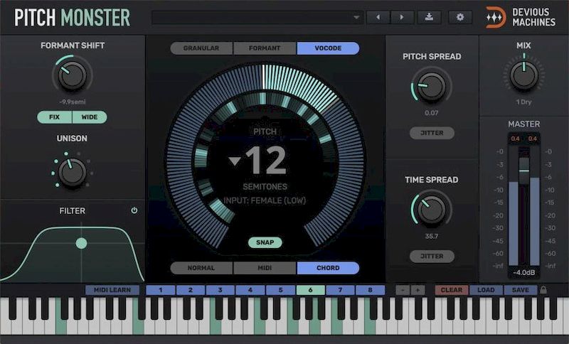 Devious Machines Pitch Monster