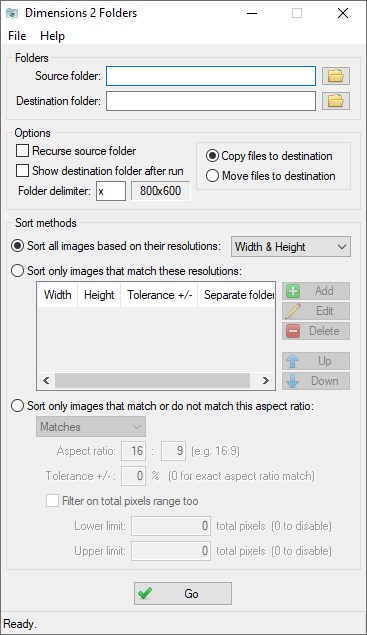 Dimensions 2 Folders
